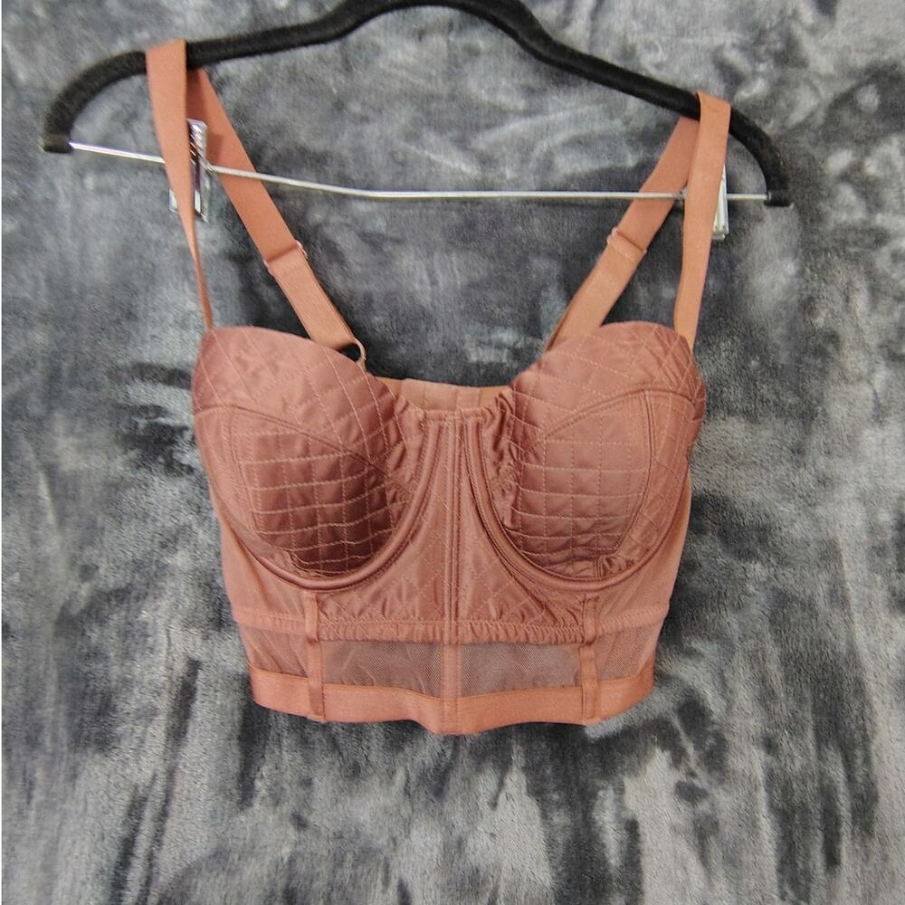 Victoria's Secret Quilted Muted Rose Very Sexy Lined Balconette 32DD